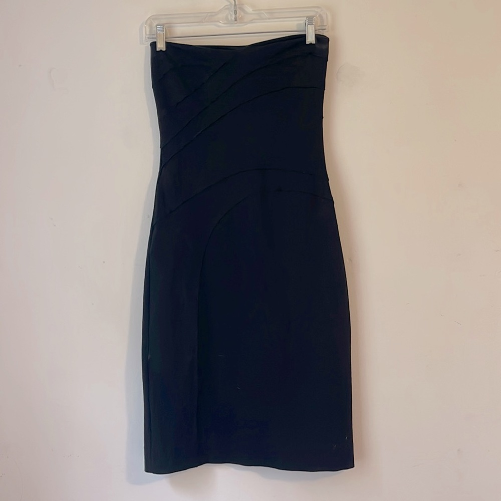 MODA International black strapless dress